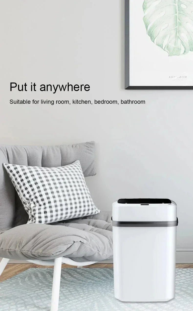 Smart Trashbin Automatic Sensor Large Capacity Touchless for Home