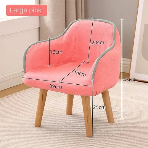 Children's small sofa chair, single person reading corner, reading lazy room backrest seat