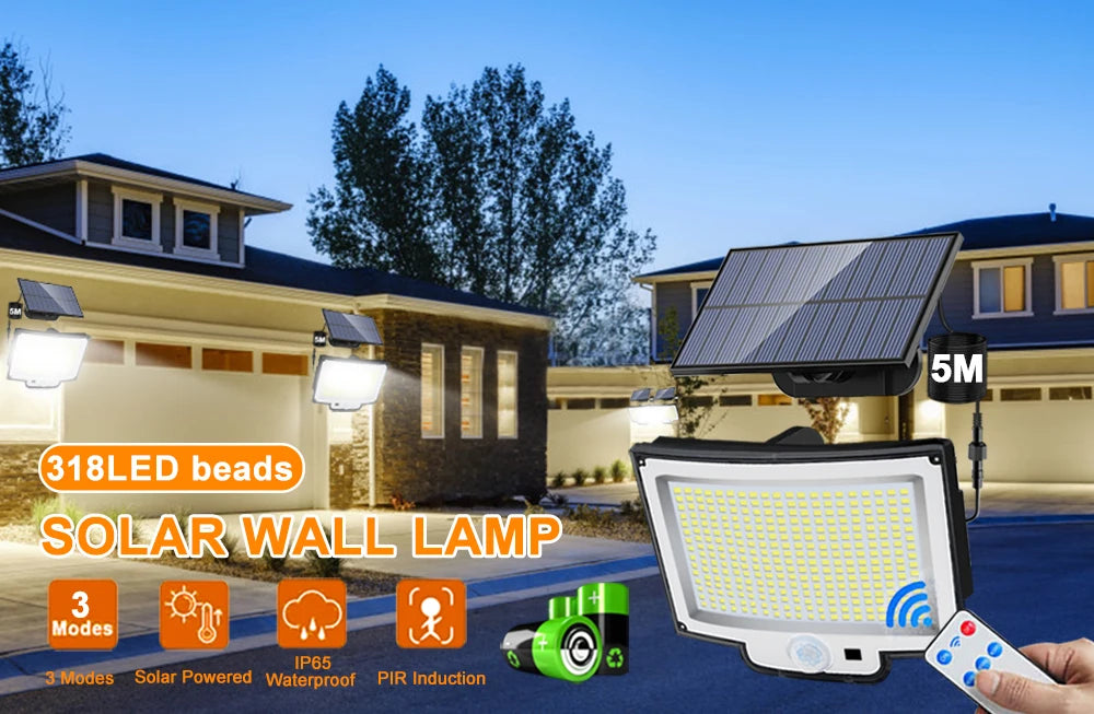 Outdoor Security with Solar Flood Lights