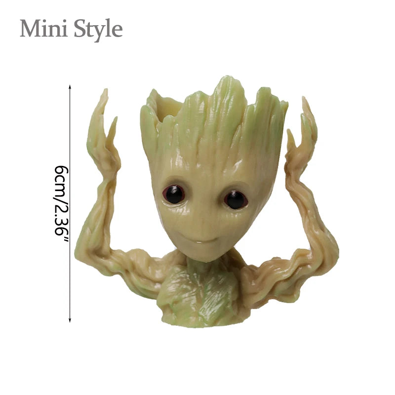 Office Desktop Display Cartoon Groot Figurines Handicrafts Decor