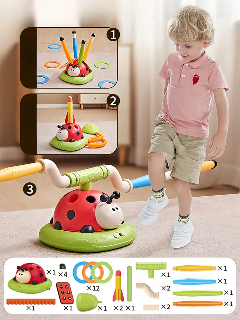 Ladybug Sport Entertainment Game Toy Multifunction Rope Skipping Machine