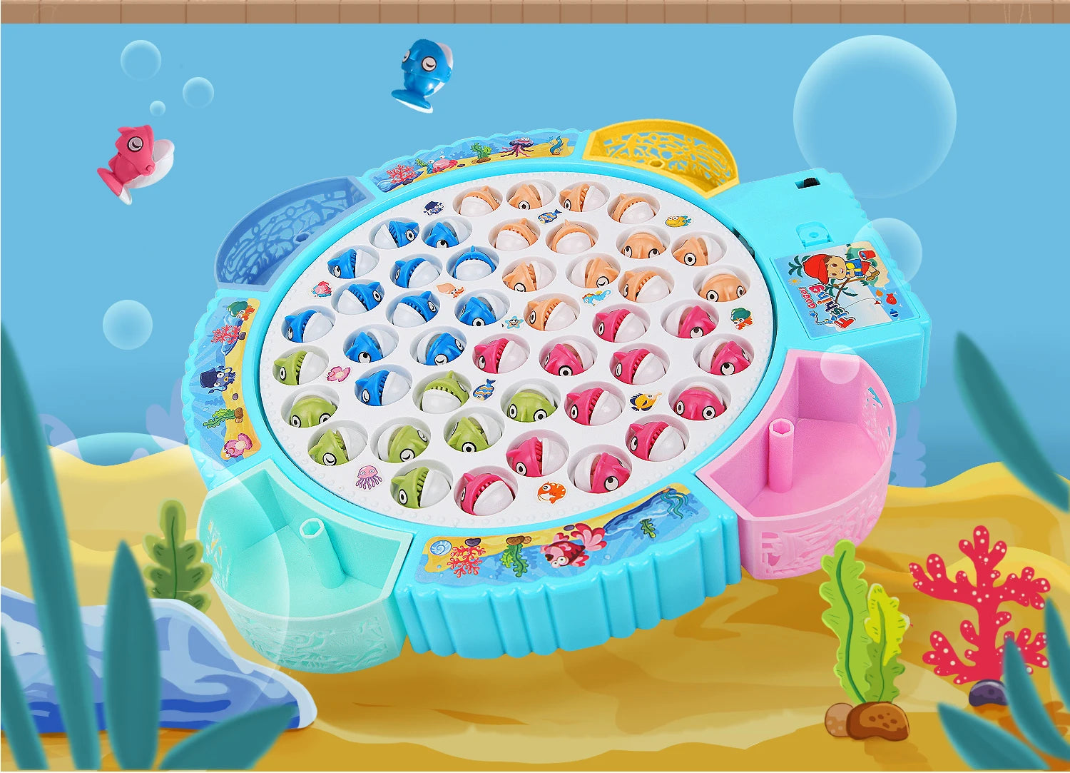 Fishing Toys, Hook Electric Spin With Music and different colors