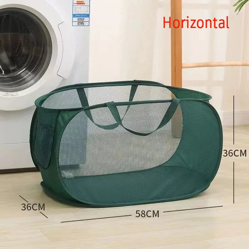 Foldable Mesh Storage Basket