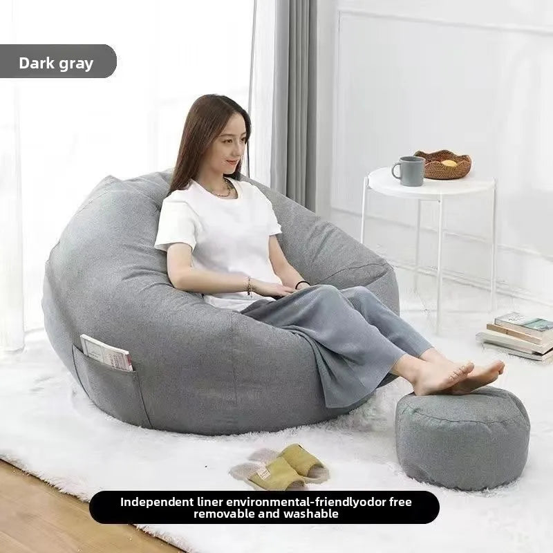 Lazy Sofa Bean Bag Tatami Living Room Recliner Small Apartment Leisure Chair