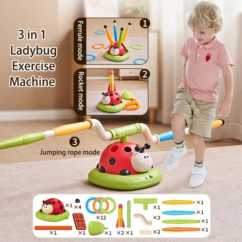 Ladybug Sport Entertainment Game Toy Multifunction Rope Skipping Machine