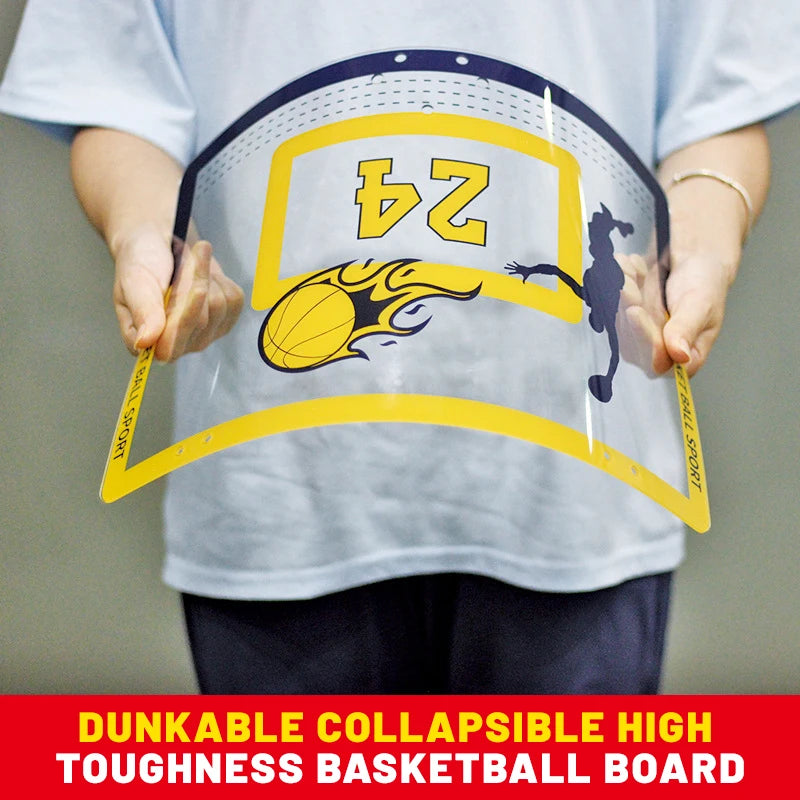 Children's wall mounted silent non porous foldable basketball stand