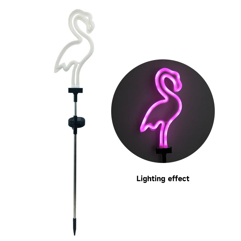 Solar Flamingo LED Outdoor Garden Light Waterproof Courtyard Lamp