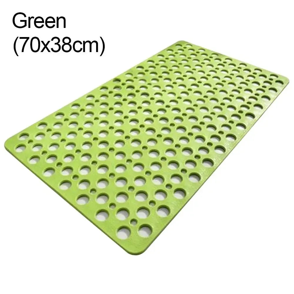 Non-Slip Bath Mat with Drain Holes
