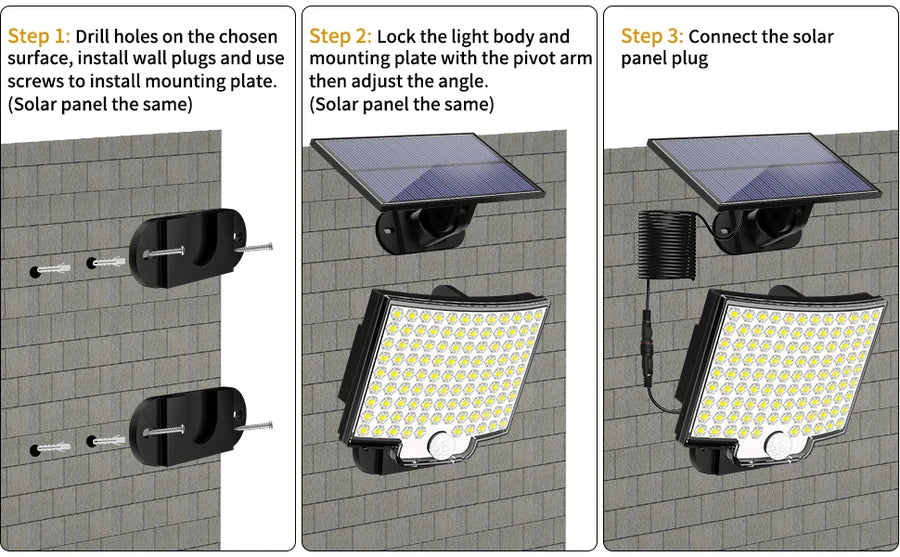 Outdoor Security with Solar Flood Lights