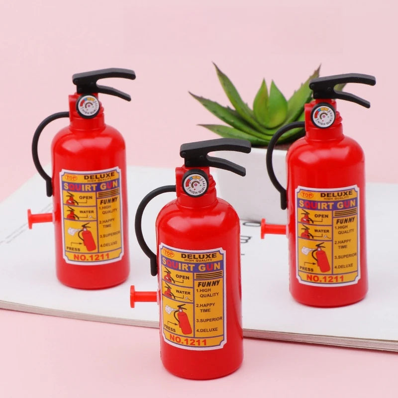 2pcs Funny Mini Fire Extinguisher Toy Water Guns Spray For Outdoor