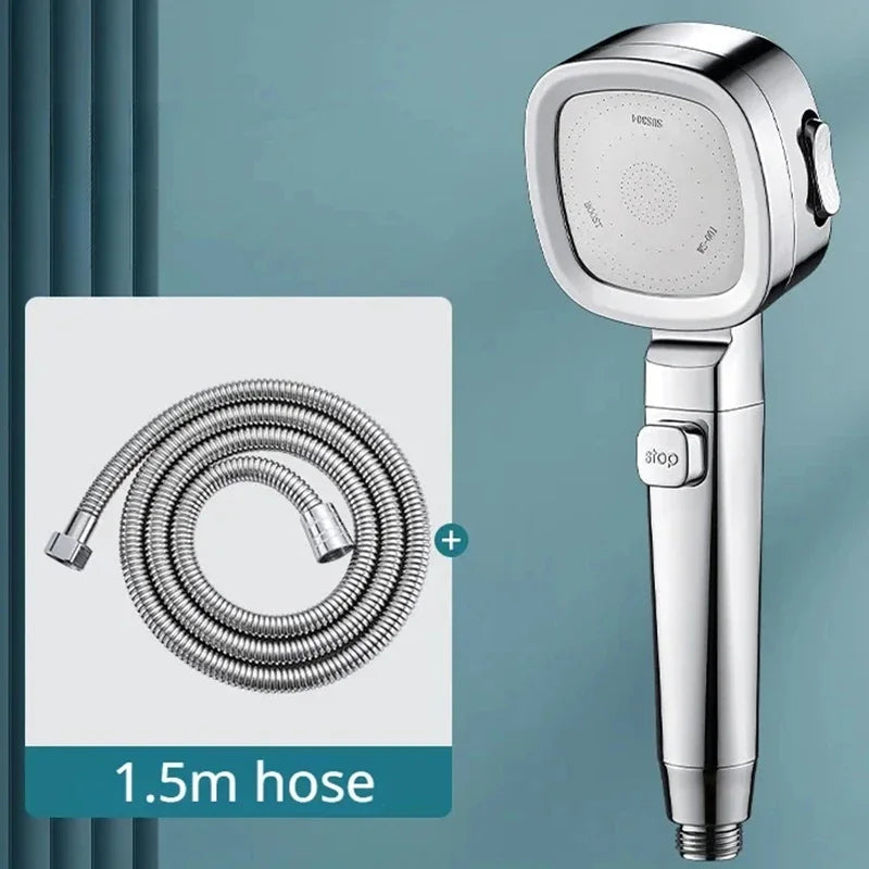 3 Modes High Pressure Adjustable Shower Head