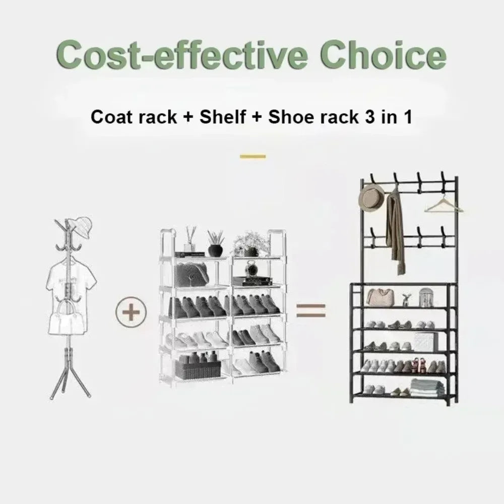 Multi-Layer Shoe Rack and Organizer
