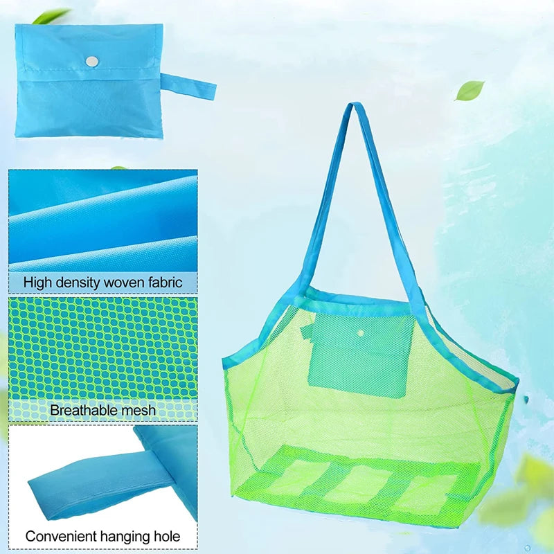 Children Sand Away portable Mesh Bag for Toys & Cosmetic