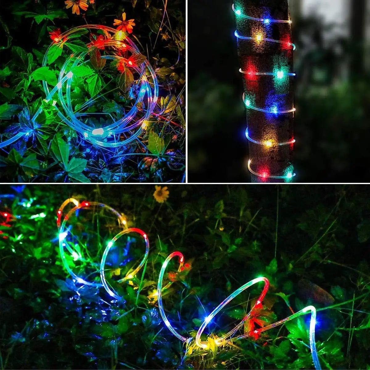 300 LED Solar Rope Strip Lights
