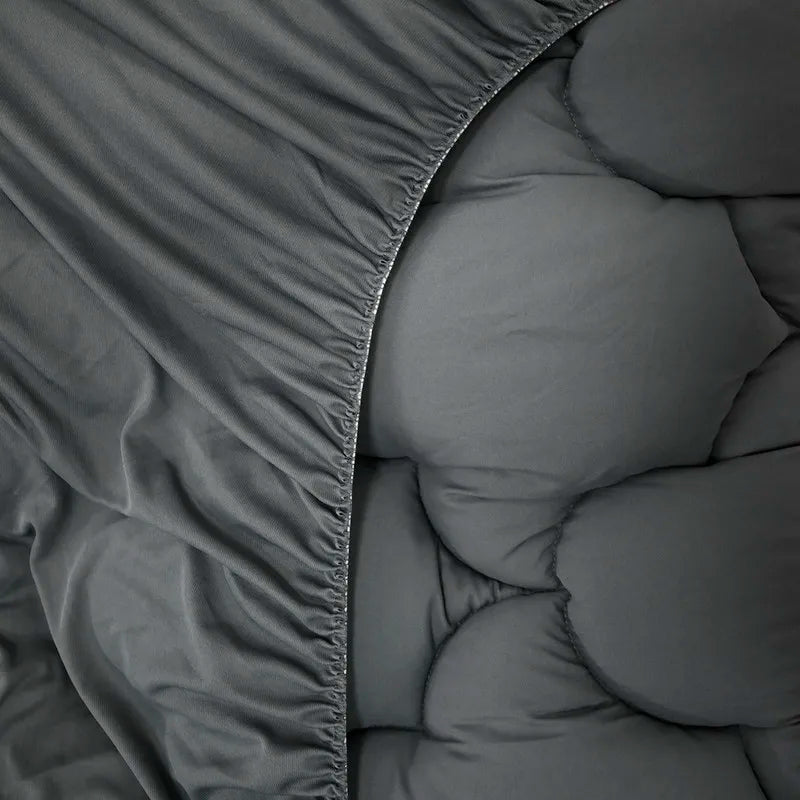 Mattress Pad Pillow Top Quilted Fitted Mattress Cover Mattress Protector Stretches Up 8-21