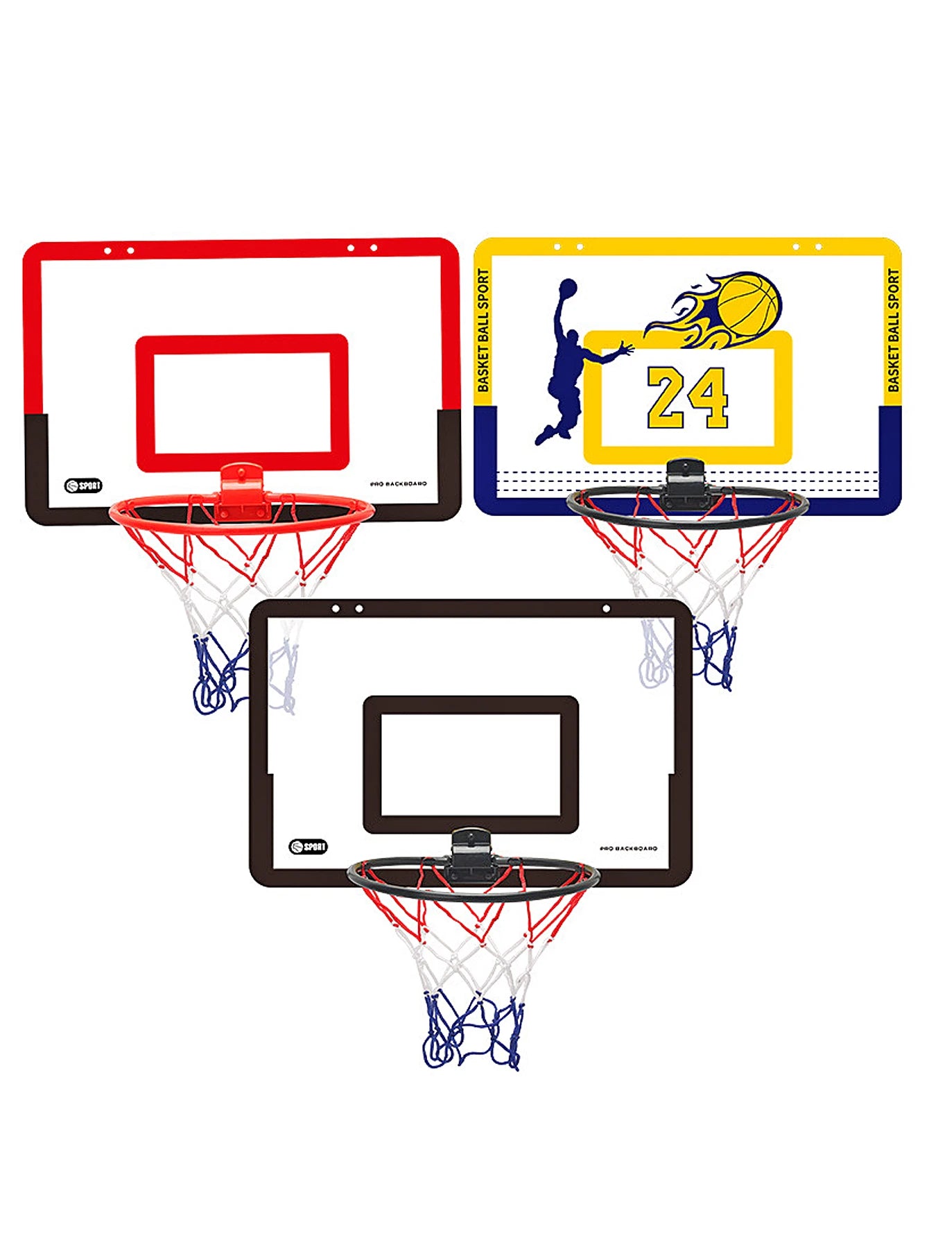 Children's wall mounted silent non porous foldable basketball stand