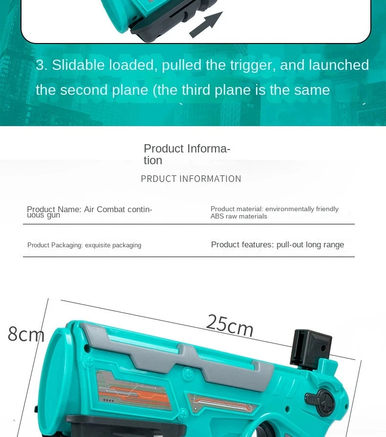 Toy for Boys 3 to 5 Years Aircraft Shooting Game Aircraft Set Plane