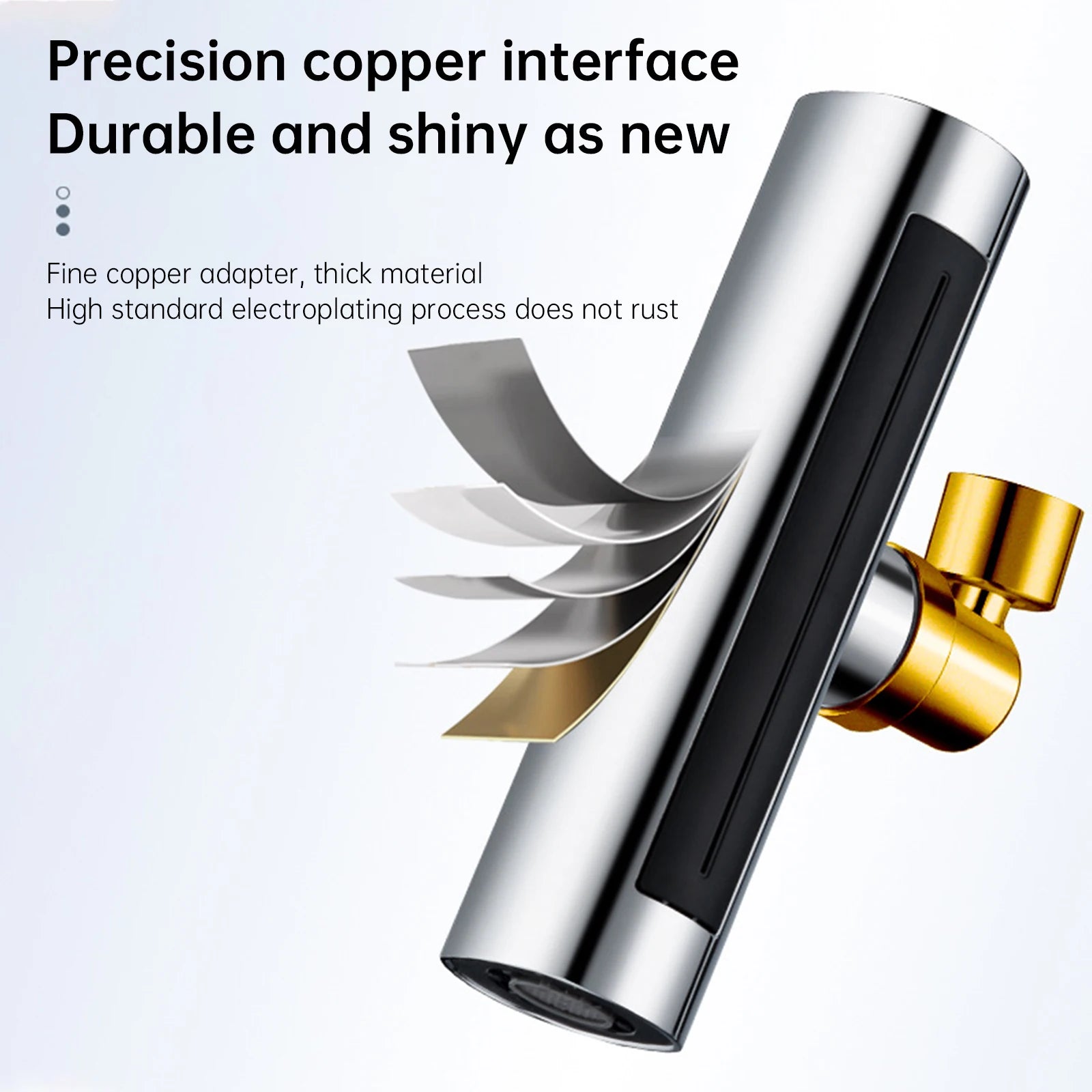 Waterfall Faucet Head Kitchen Bathroom Multifunctional Nozzle Anti Splashing Tap