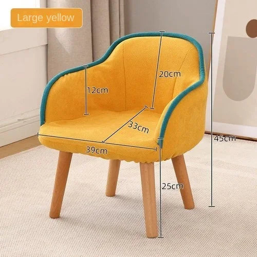 Children's small sofa chair, single person reading corner, reading lazy room backrest seat
