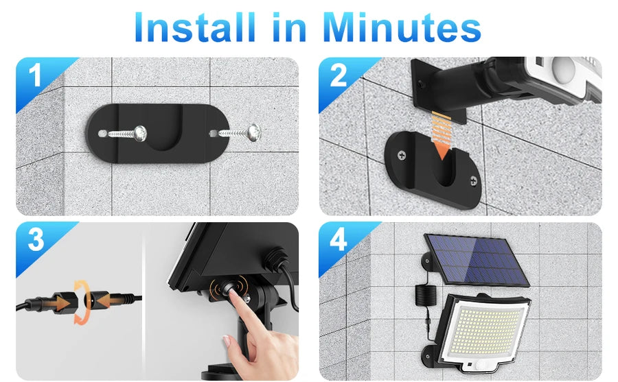 Outdoor Security with Solar Flood Lights