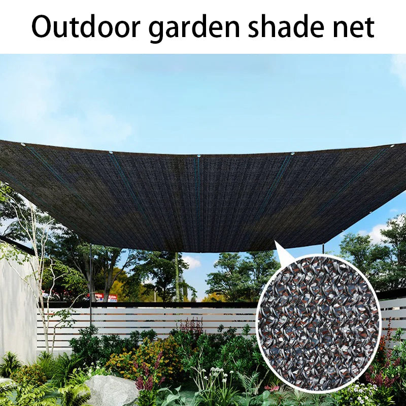 12PIN Sunshade Net Shading 70~80% Greenhouse Cover Mesh Fence Screen