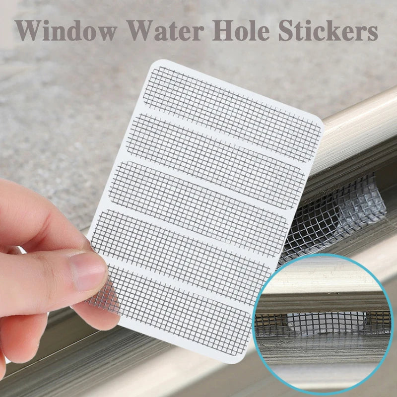 1/5/10 pcs Window Screen Patch Exhaust Door Drainage Hole Anti-mosquito Mesh Screen