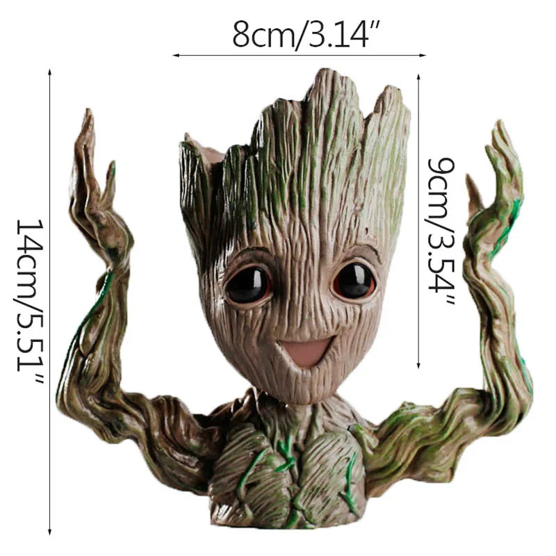 Office Desktop Display Cartoon Groot Figurines Handicrafts Decor