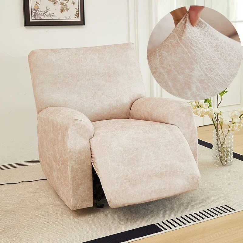 Stretch PU leather waterproof Recliner Cover Couch Cover for Recliner Sofa chair Cover