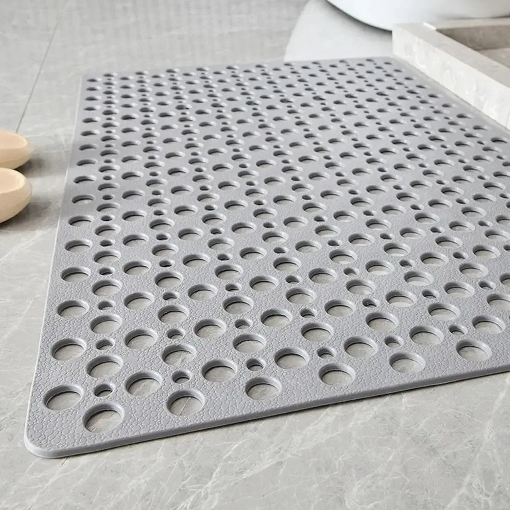 Non-Slip Bath Mat with Drain Holes
