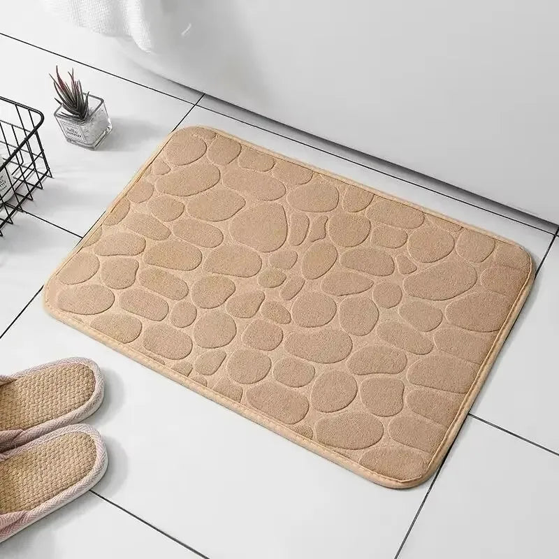 Memory Foam Embossed Velvet Carpet Mat