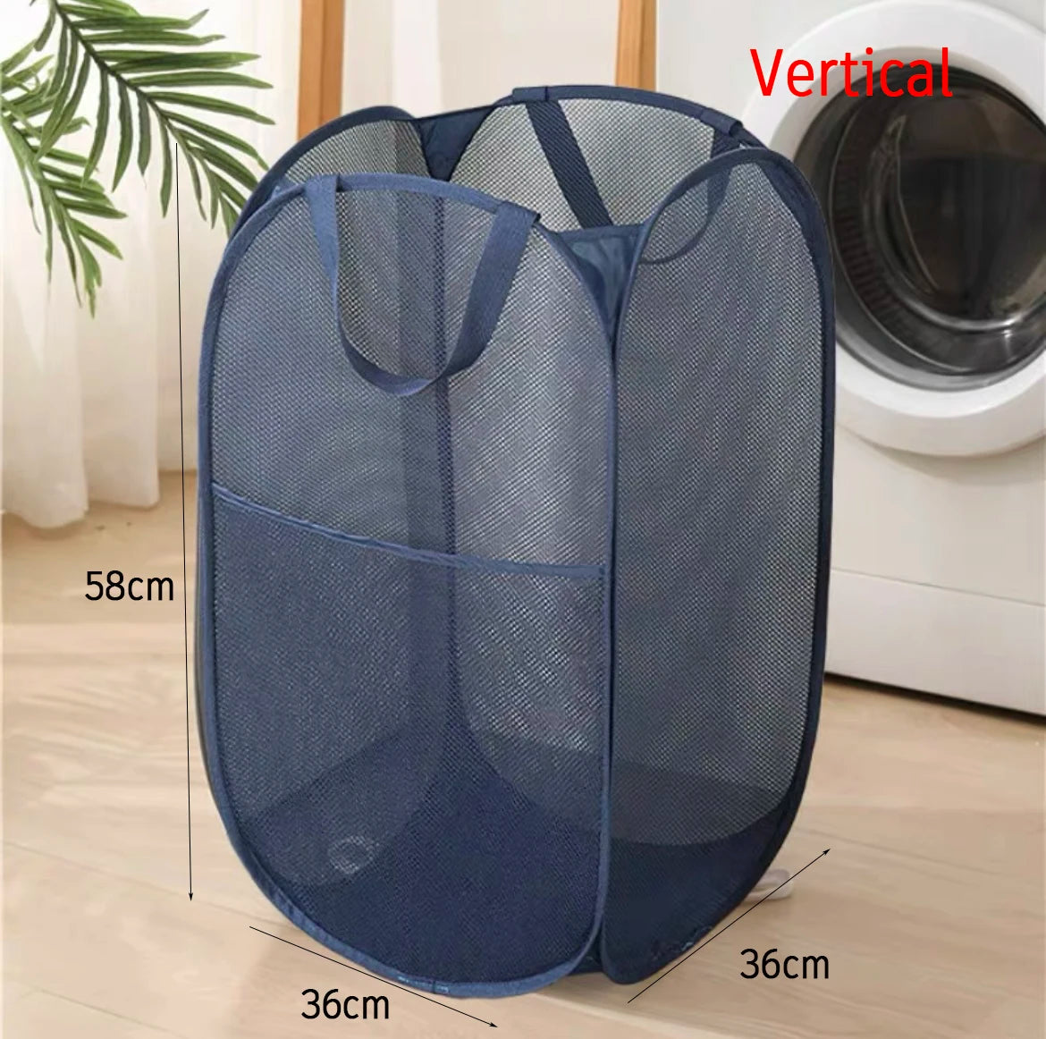 Foldable Mesh Storage Basket