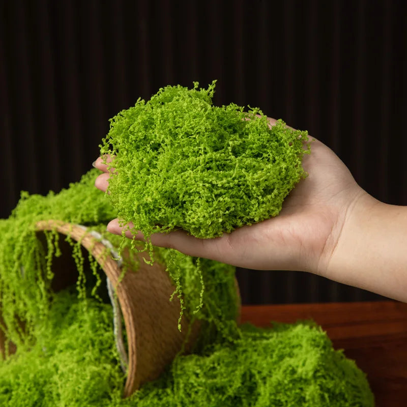 Fake Artificial Green Moss for Fairy Garden Accessories Home Garden Ornament