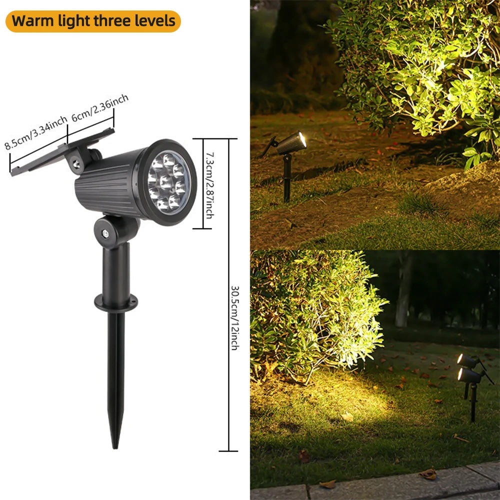 Solar Lights Outdoor Garden Powered Wall Lamp Waterproof Motion Sensor Light