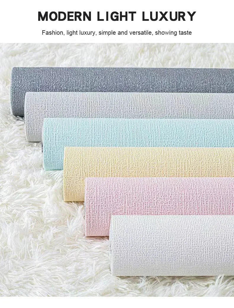 3D Self-Adhesive Linen Wallpaper