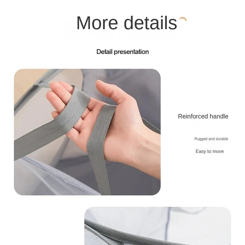Foldable Mesh Storage Basket