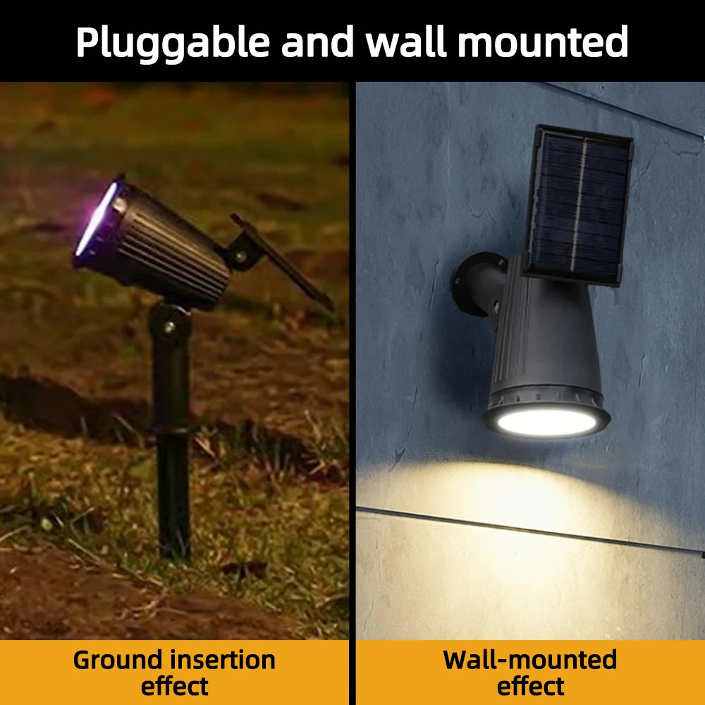 Solar Lights Outdoor Garden Powered Wall Lamp Waterproof Motion Sensor Light