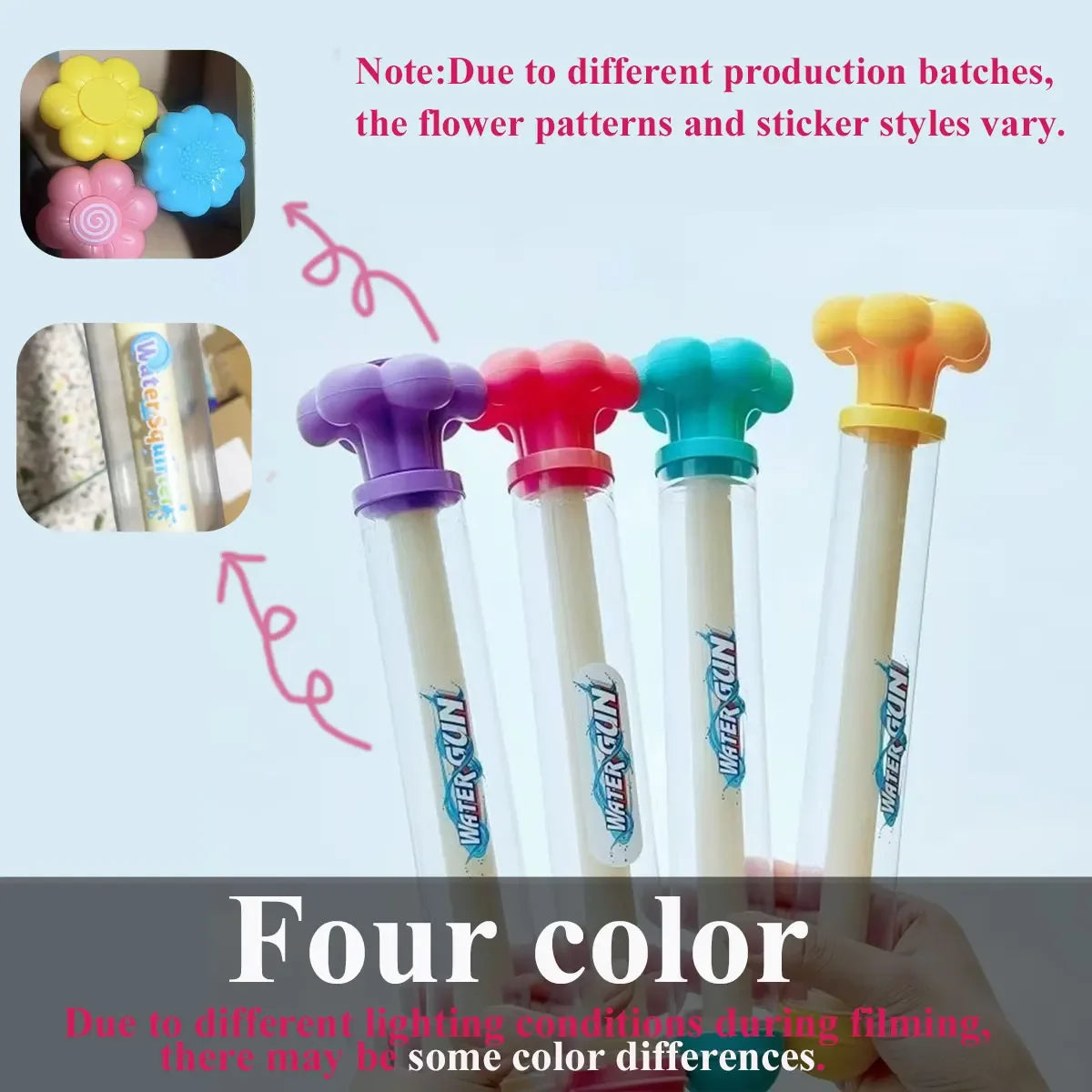 Water Guns for Kids Squirt 3 Types of Nozzles Water Blaster Pistol