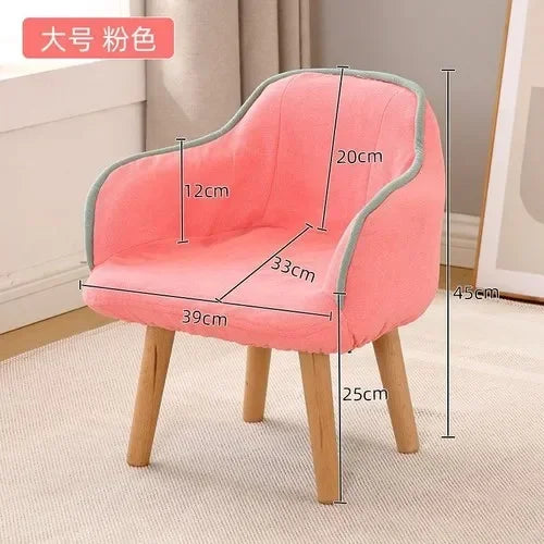 Children's small sofa chair, single person reading corner, reading lazy room backrest seat