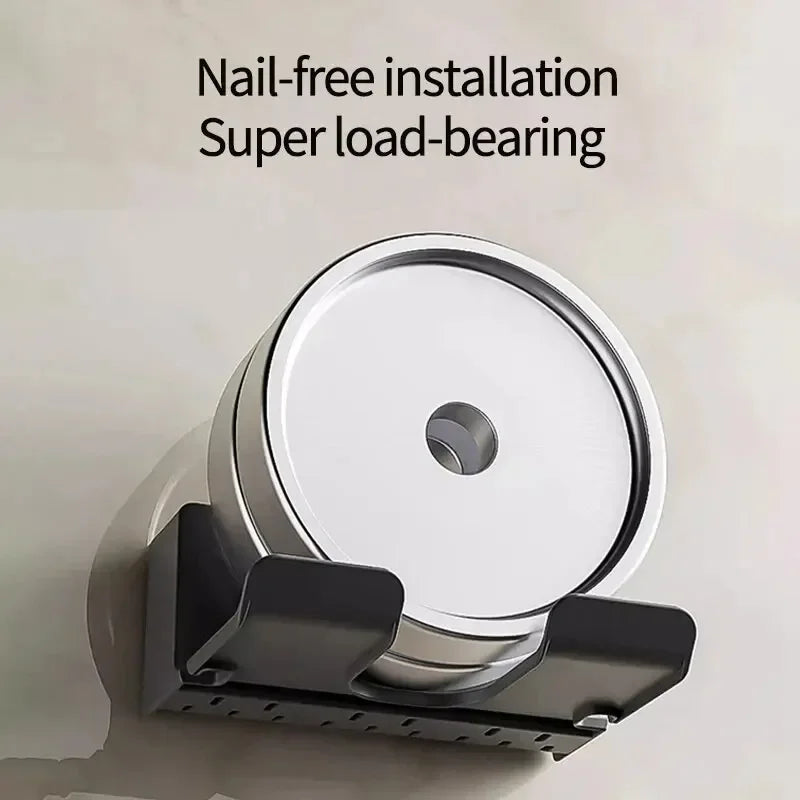Wall-Mounted Hair Dryer Holder and Organizer