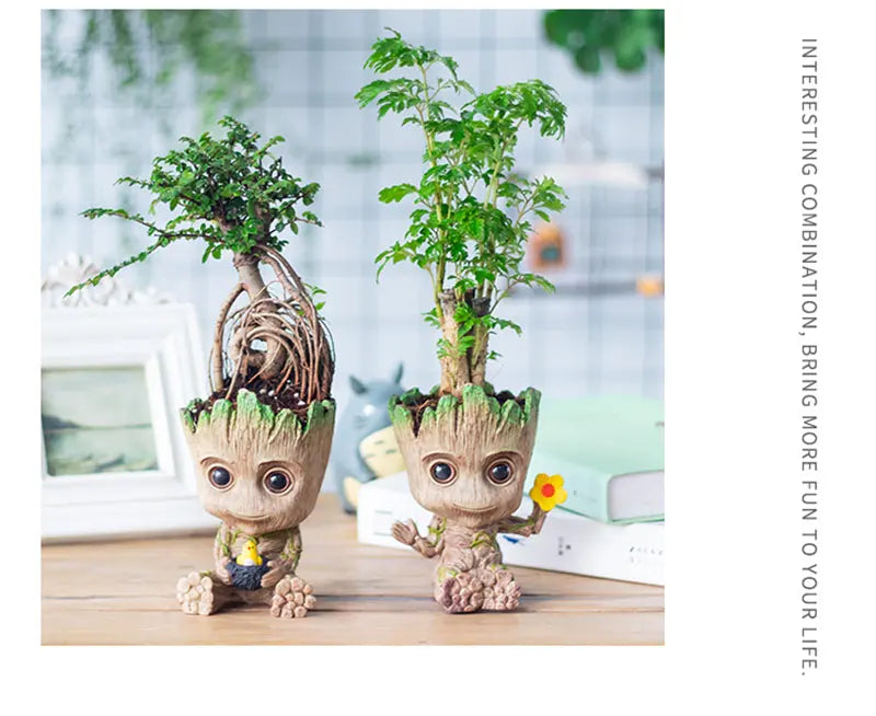 Office Desktop Display Cartoon Groot Figurines Handicrafts Decor