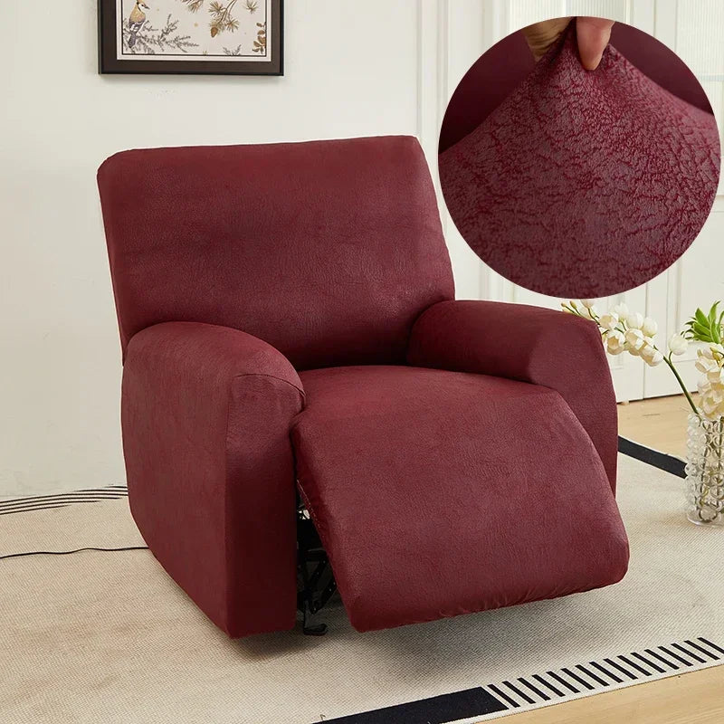 Stretch PU leather waterproof Recliner Cover Couch Cover for Recliner Sofa chair Cover