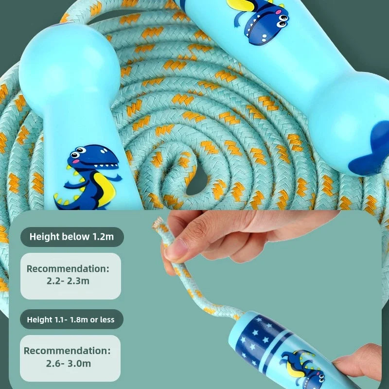 Children's Adjustable Cotton Jump Ropes for Outdoor Sports Toy