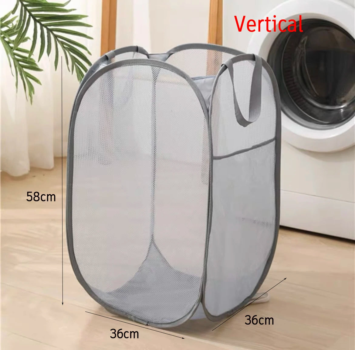 Foldable Mesh Storage Basket