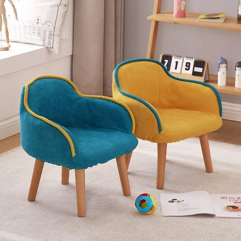 Children's small sofa chair, single person reading corner, reading lazy room backrest seat