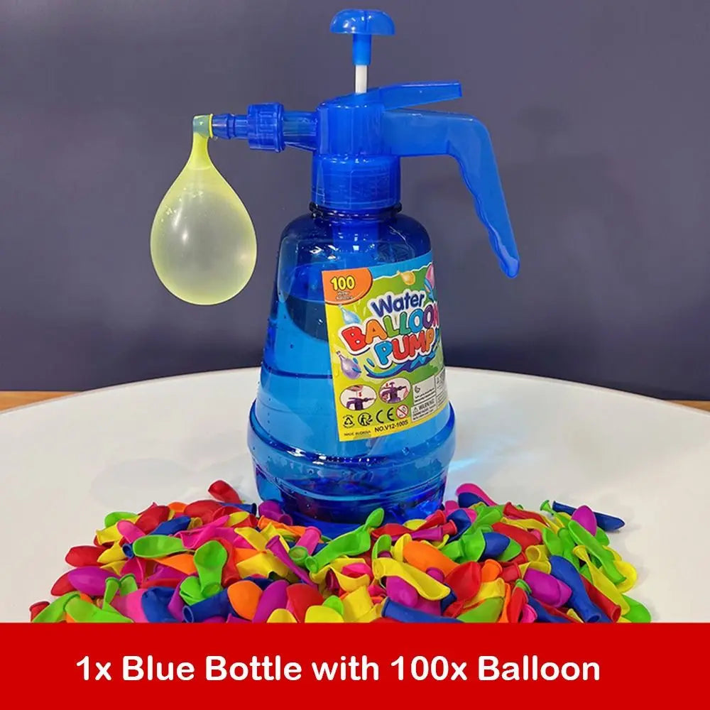 Outdoor Activities Air Water Bomb Balloon Pump Automatic Sealing Water Toy