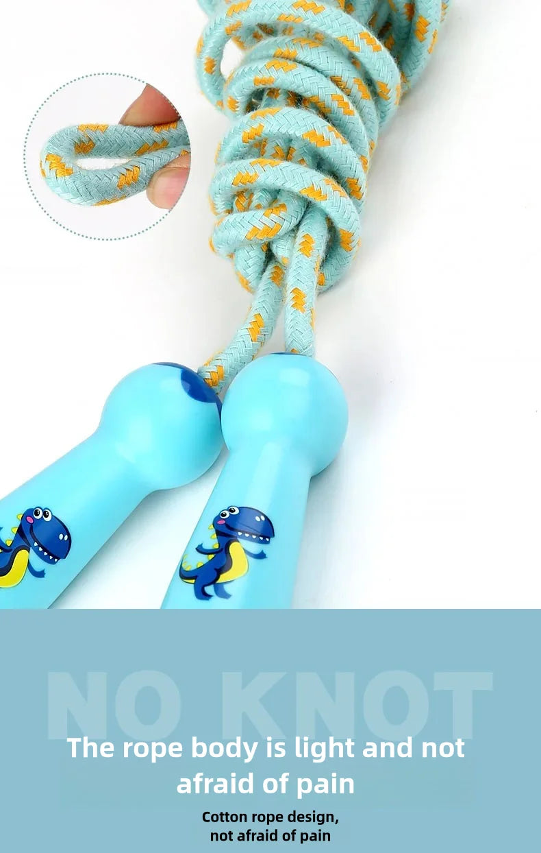 Children's Adjustable Cotton Jump Ropes for Outdoor Sports Toy