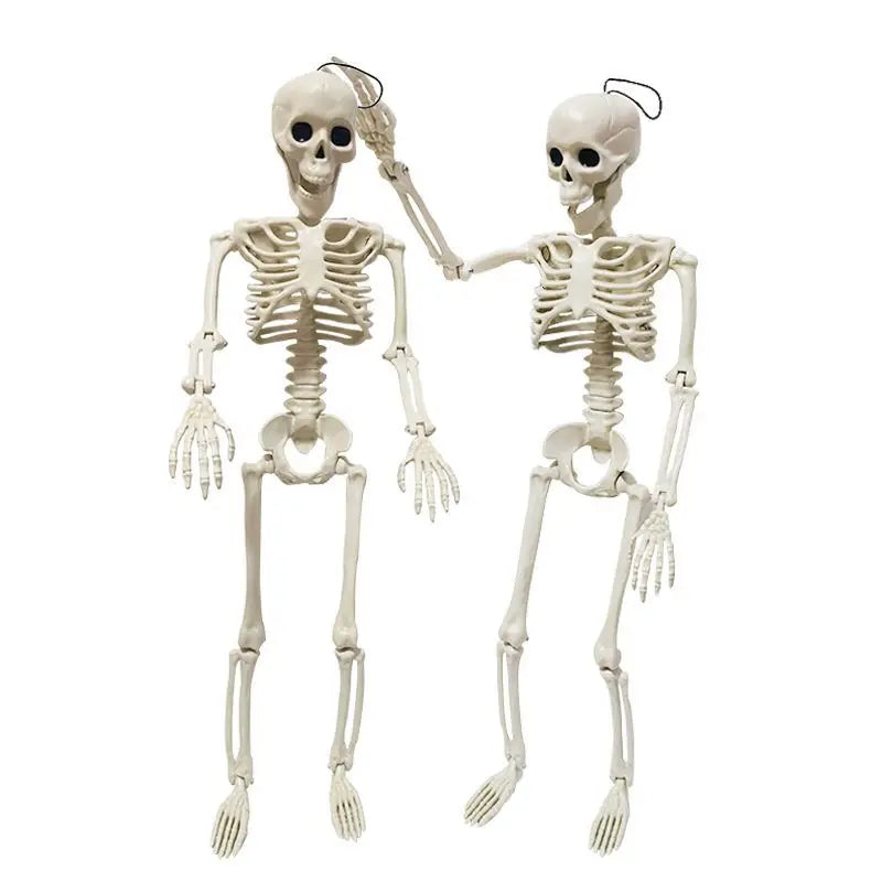 Halloween Home Decor Skeleton Head Outdoor Scary Props Realistic Skull Prank