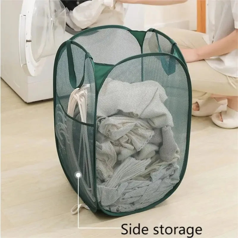 Foldable Mesh Storage Basket