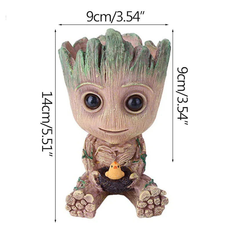 Office Desktop Display Cartoon Groot Figurines Handicrafts Decor