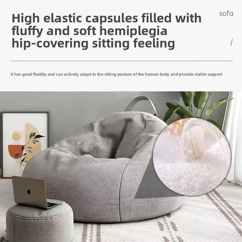 Lazy Sofa Bean Bag Tatami Living Room Recliner Small Apartment Leisure Chair